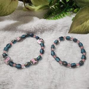 Handmade beaded jewelry awareness beads